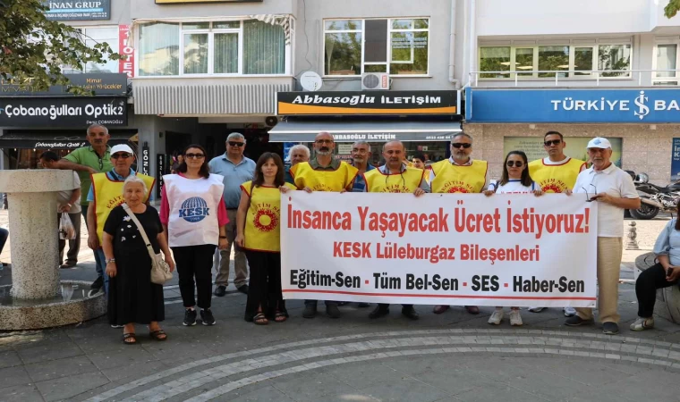 İNSANCA YAŞAMAYA YETECEK ÜCRET İSTİYORUZ