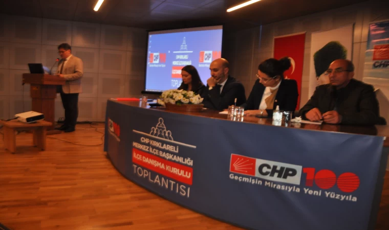 CHP MERKEZ İLÇE DANIŞMA KURULU TOPLANTISI YAPILDI