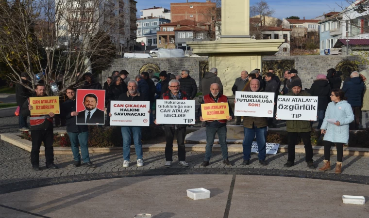 TİP ATALAY'A ÖZGÜRLÜK İÇİN SOKAĞA ÇIKTI