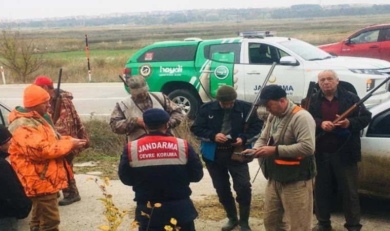 Uzunköprü’de avcılara yönelik denetim