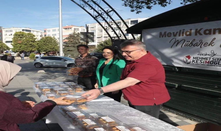 Kırklareli Belediyesi’nden, Miraç Kandili dolayısıyla kandil simidi ikramı