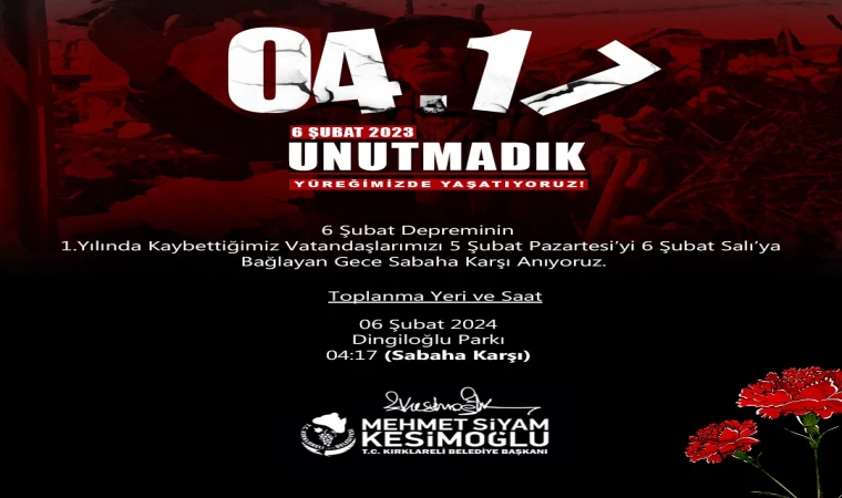 Unutmadık, Yüreğimizde Yaşatıyoruz