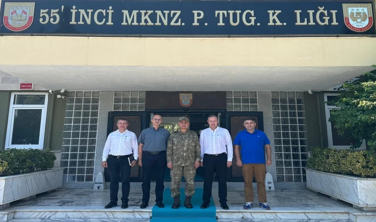 Kırklareli TSO Başkanı Ilık, Tugay Komutanı Tuğgeneral Mustafa Cüneyt Arıkan’ı ziyaret etti