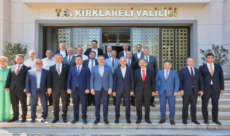 Ulaştırma Bakanı  Abdulkadir Uraloğlu Kırklareli'ne Geldi