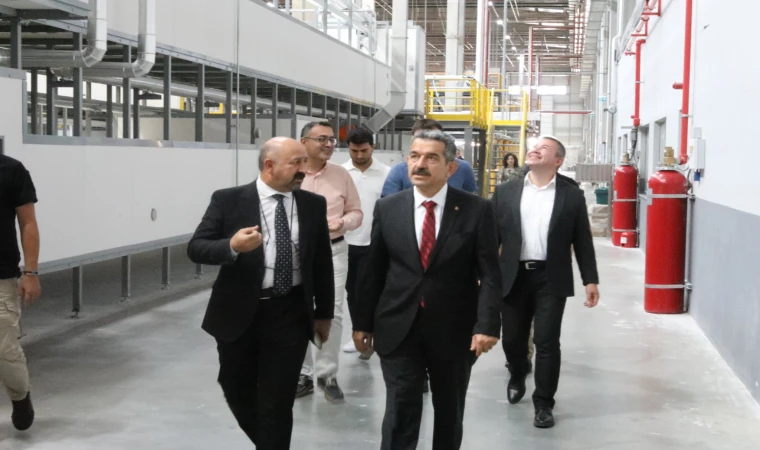 Vali Ekici, Kırklareli OSB’de fabrika ziyaretinde bulundu…