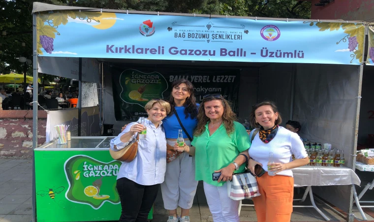 Demirköy Kadınlar Kooperatifi Bağ Bozumu Şenliklerindeydi