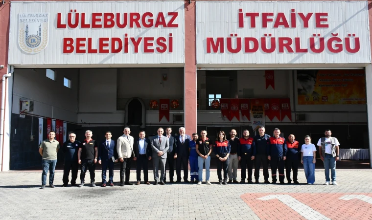 Gerenli’den alev savaşçılarına ziyaret