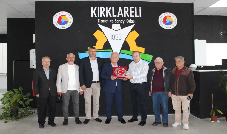 CHP Kırklareli Milletvekili  Özkan, Kırklareli Ticaret ve Sanayi Odası’nı ziyaret etti