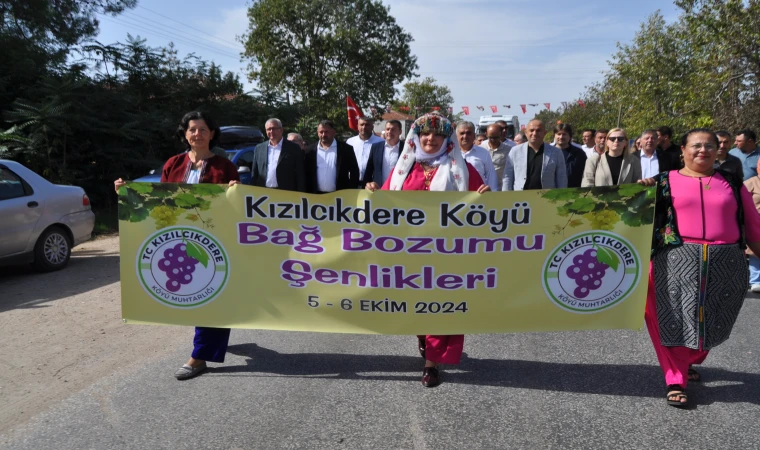 Kızılcıkdere Bağ Bozumu Şenlikleri Başladı