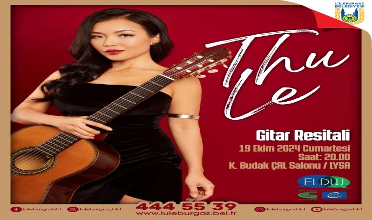 Ünlü gitarist Thu Le Lüleburgaz’da konser verecek