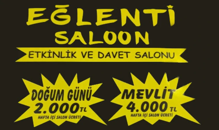 Eğlenti Saloon, Unutulmaz Anılar İçin Kapılarını Açıyor!