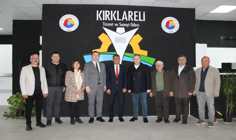 Kırklareli Cumhuriyet Başsavcısı Enver Eroğlu, Kırklareli Ticaret ve Sanayi Odası’na İadeiziyarette Bulundu