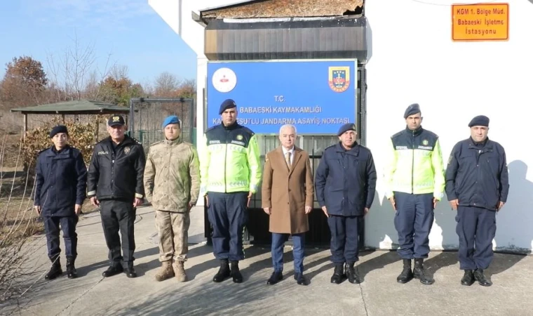 Kırklareli Valisi   Turan, Yol Kontrol Noktalarında incelemelerde bulundu…