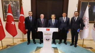 (DSİ) Genel Müdür Yardımcısı Fıratoğlu Vali Ekici'yi Ziyaret Etti