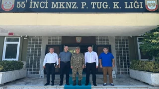 Kırklareli TSO Başkanı Ilık, Tugay Komutanı Tuğgeneral Mustafa Cüneyt Arıkan’ı ziyaret etti