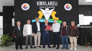 CHP Kırklareli Milletvekili  Özkan, Kırklareli Ticaret ve Sanayi Odası’nı ziyaret etti