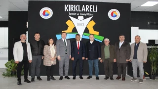 Kırklareli Cumhuriyet Başsavcısı Enver Eroğlu, Kırklareli Ticaret ve Sanayi Odası’na İadeiziyarette Bulundu