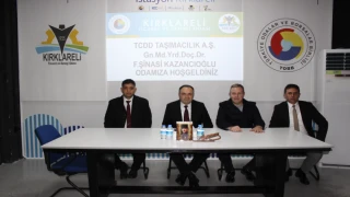 Kırklareli TSO Ilık, TCDD Taşımacılık A.Ş. Genel Müdür Yardımcısı Doç. Dr. Fikret Şinasi Kazancıoğlu’nu Ağırladı