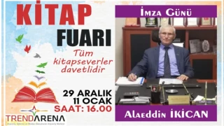 ALAEDDİN İKİCAN ÇORLU TREND ARENA KİTAP FUARINDA 